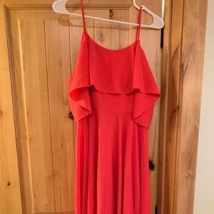 Red Cece Ots Shift Dress (Sm) - image 1